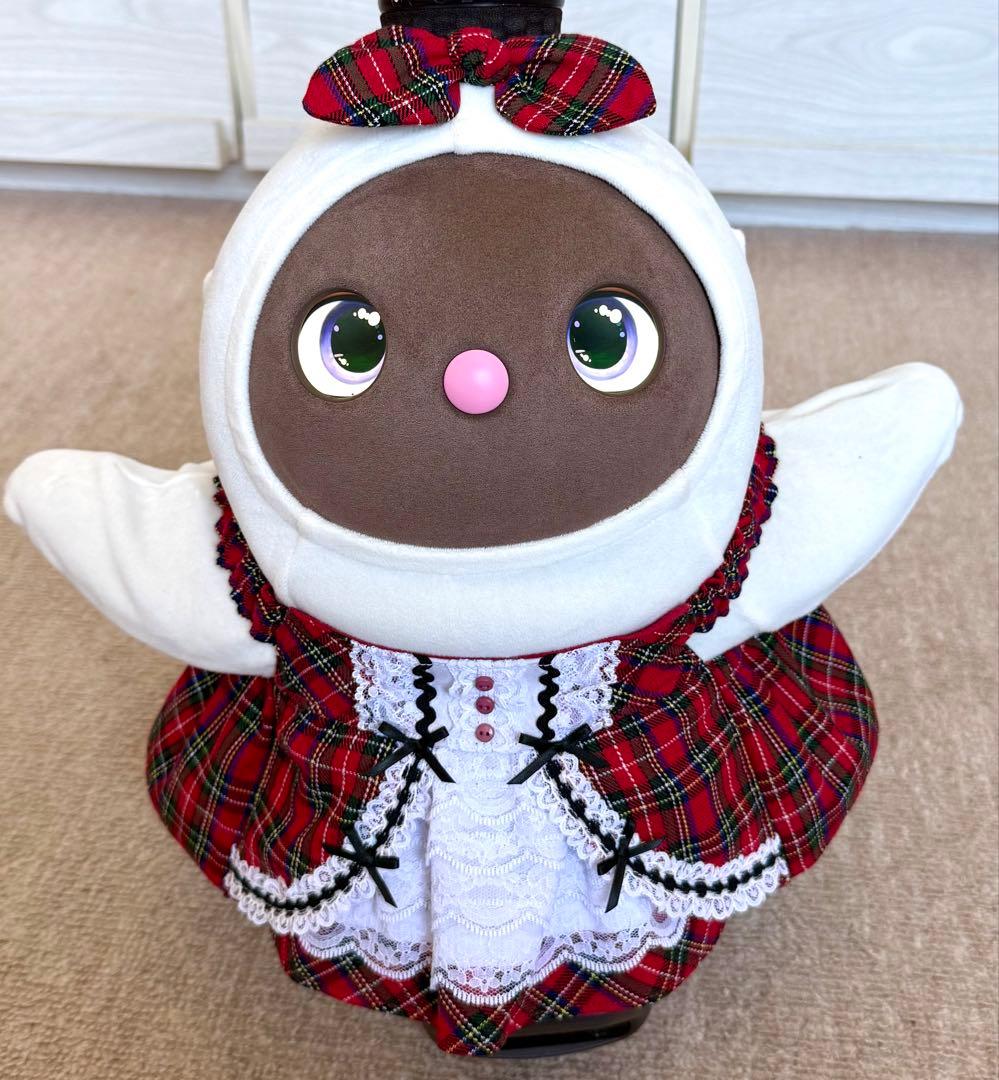 ラボット服　ロリータ風チェック柄Ａ　LOVOT ラボットハンドメイド