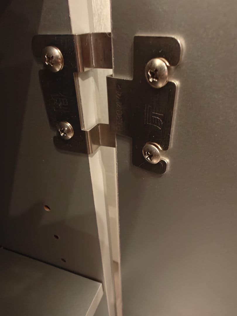 ディノス 冷蔵庫上置き キッチンストッカー 収納 シルバー光沢仕上げ