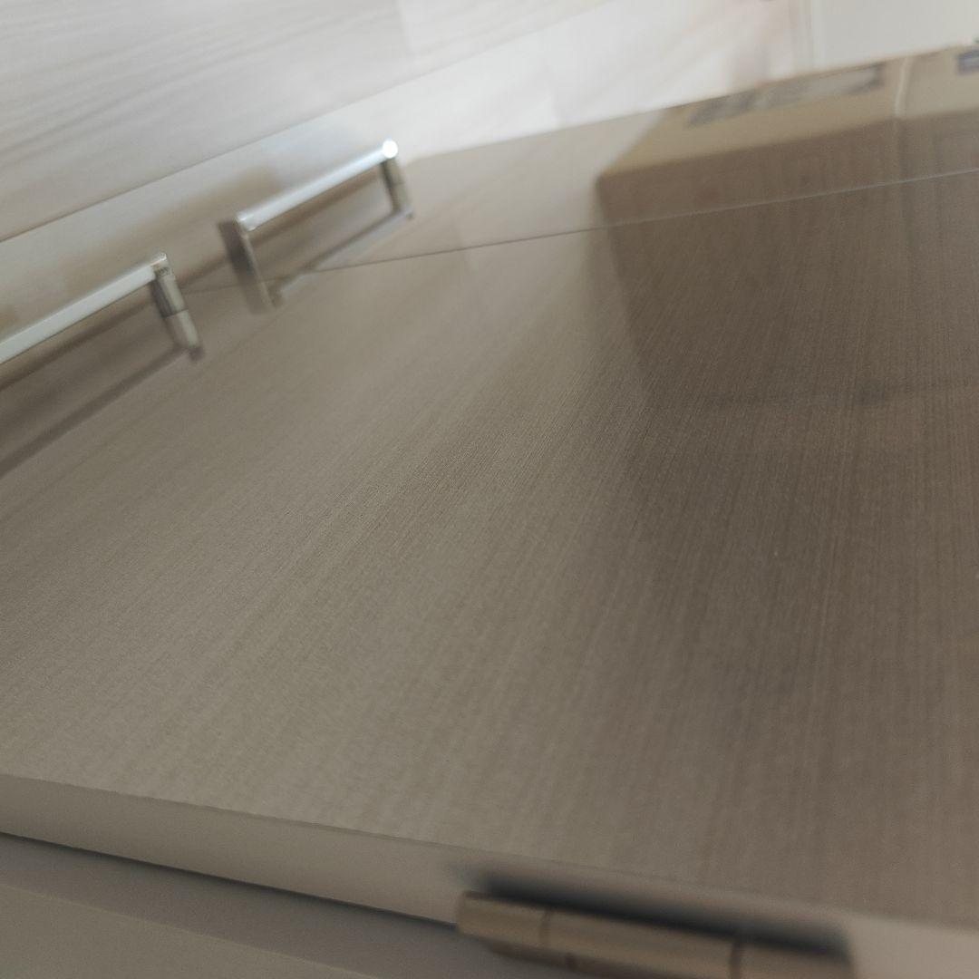 ディノス 冷蔵庫上置き キッチンストッカー 収納 シルバー光沢仕上げ