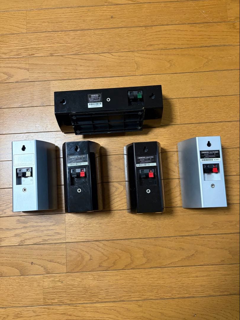 サラウンドスピーカー 5個セット ブラック