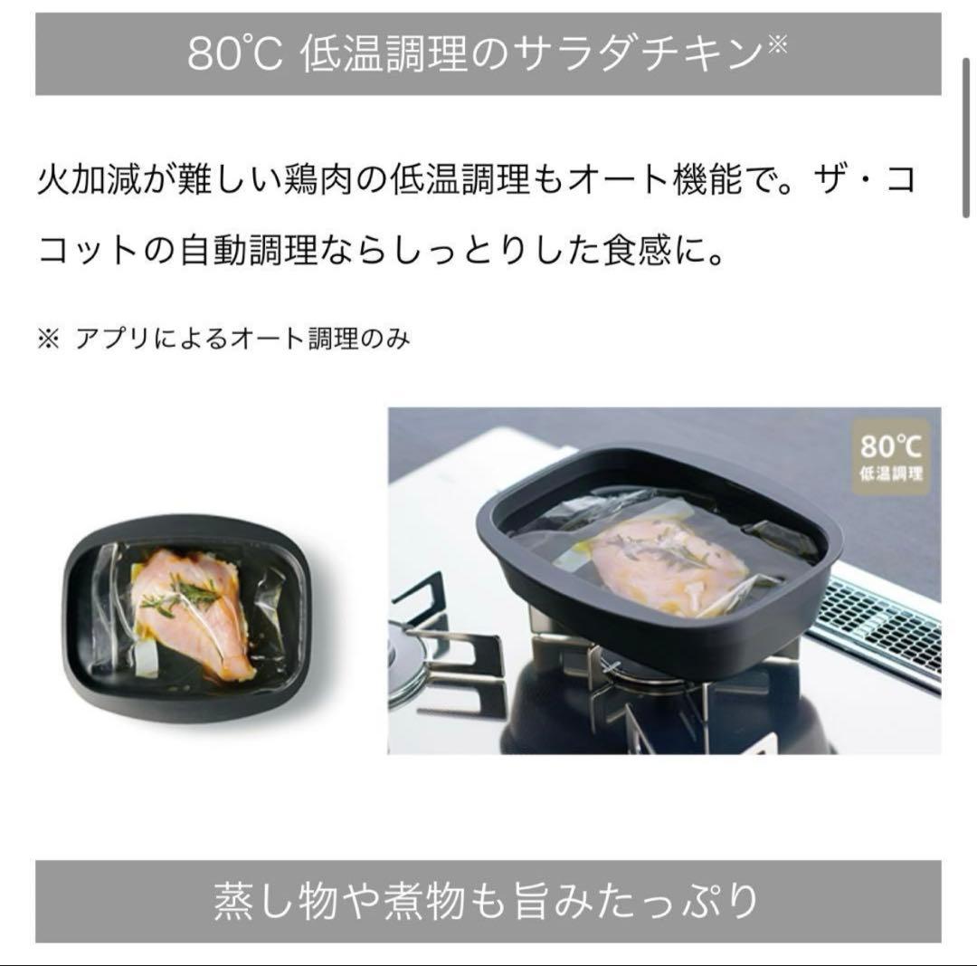 【新品】【未使用】ザ・ココット 無水調理鍋 DELICIA リンナイ グリル調理