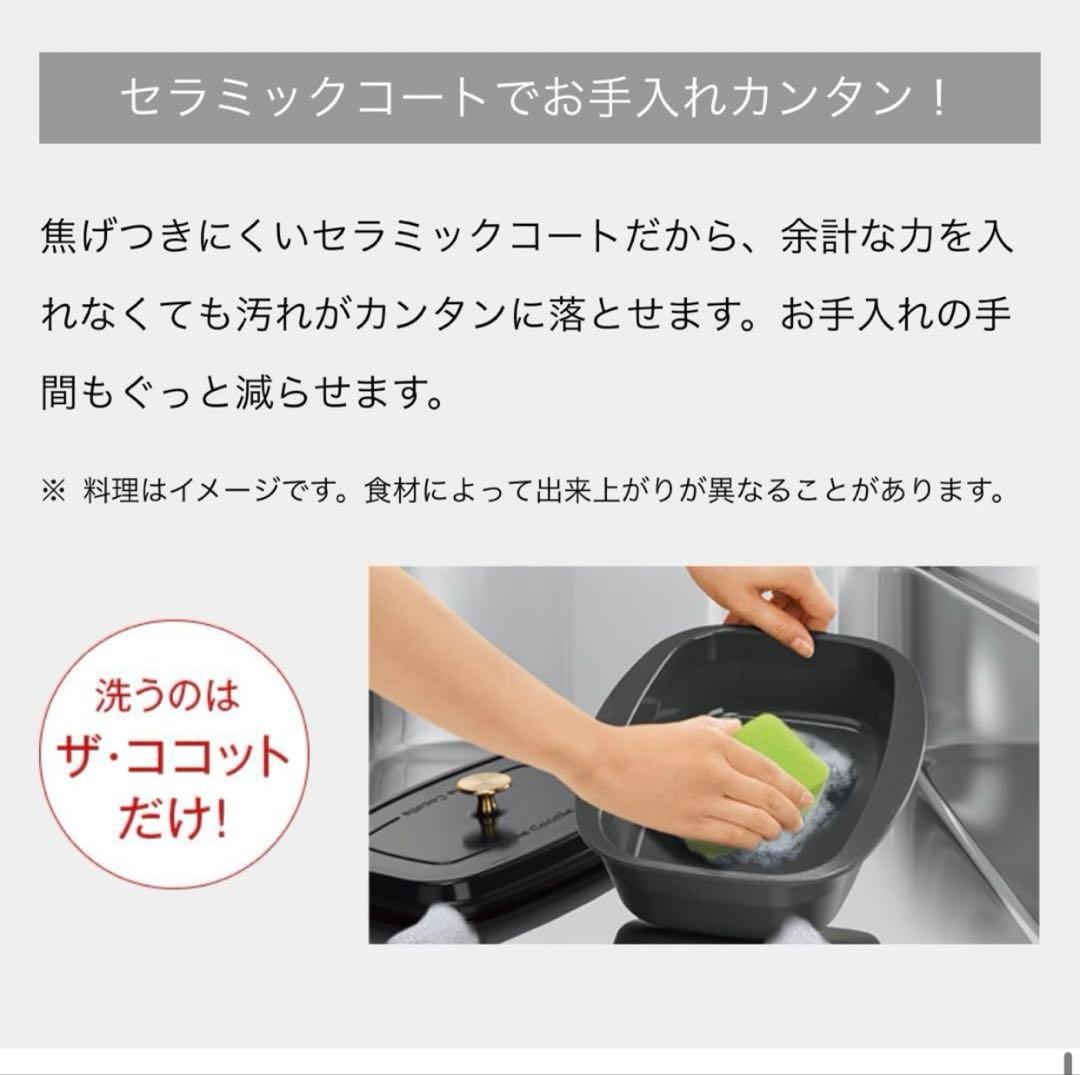 【新品】【未使用】ザ・ココット 無水調理鍋 DELICIA リンナイ グリル調理