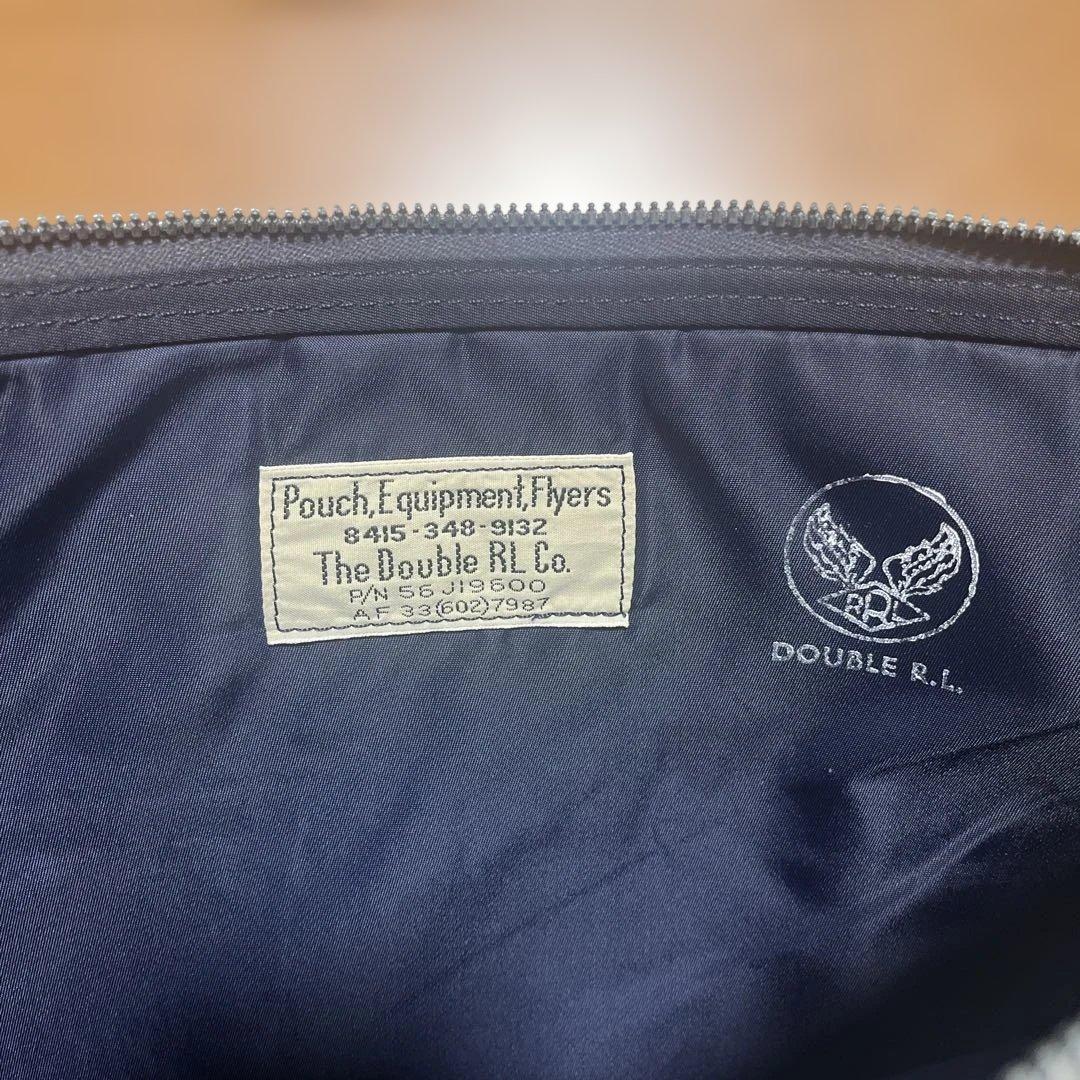 RRL ナイロンポーチ ネイビー ダブルアールエル