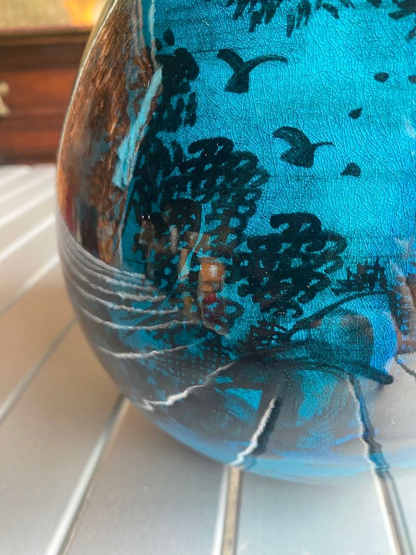 京焼　清水焼　壺　置物　骨董　アンティーク　花瓶