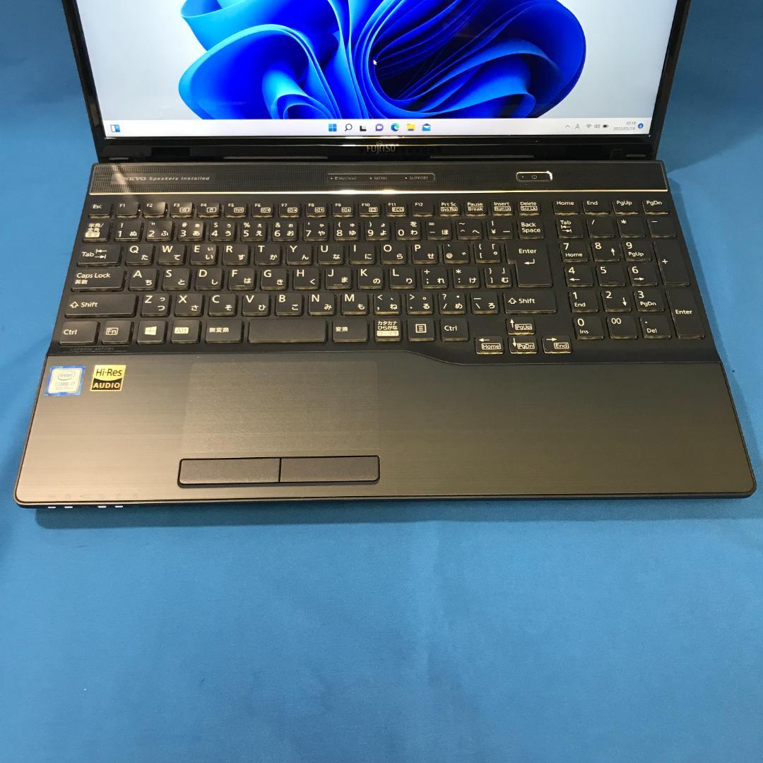 Windowsノート本体 FUJITSU LIFEBOOK AH77/D1 - GRY- i7-8G-71