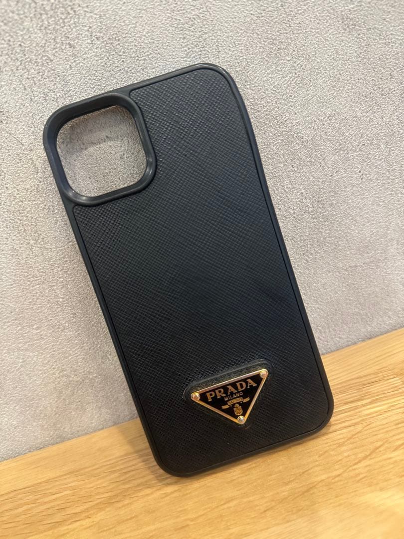 a@☺︎PRADA ブラック iPhone用ケース　iPhone13