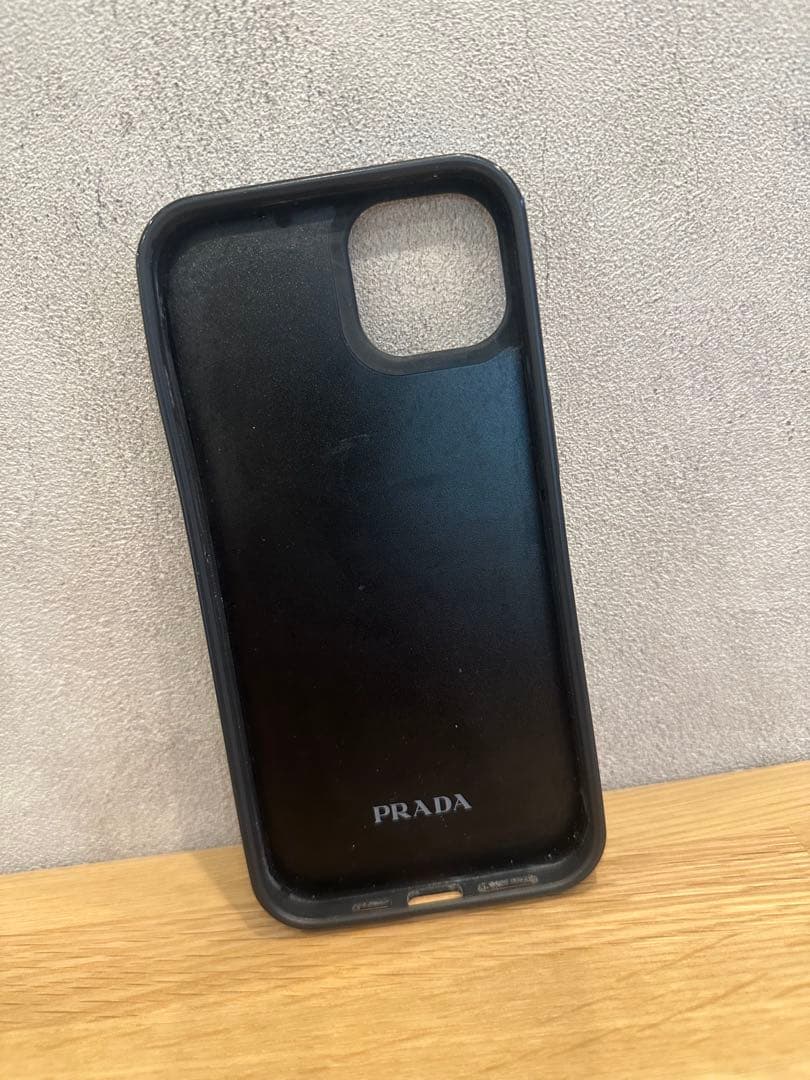 a@☺︎PRADA ブラック iPhone用ケース　iPhone13