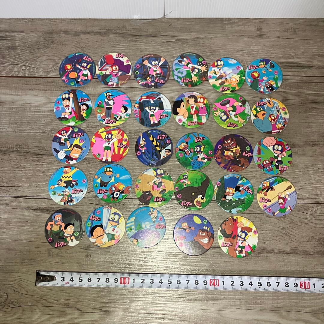 E-壁【当時物】パーマン めんこ 29枚セット まとめ売り 昭和レトロ