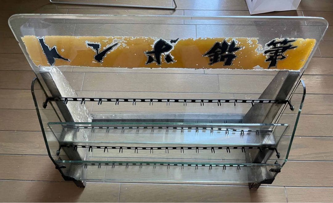 直接お渡し限定【昭和レトロ】トンボ鉛筆　店舗用ラック
