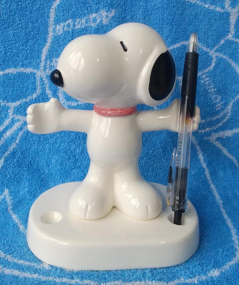 スヌーピー　ペン立て　歯ブラシスタンド 陶器