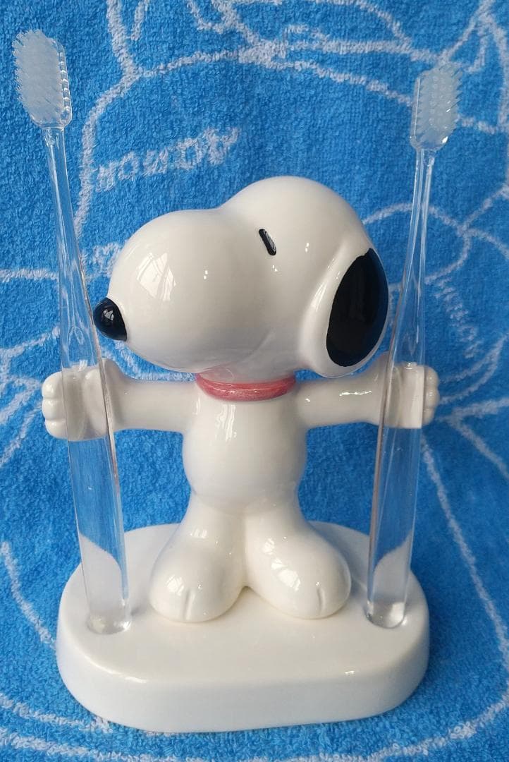 スヌーピー　ペン立て　歯ブラシスタンド 陶器