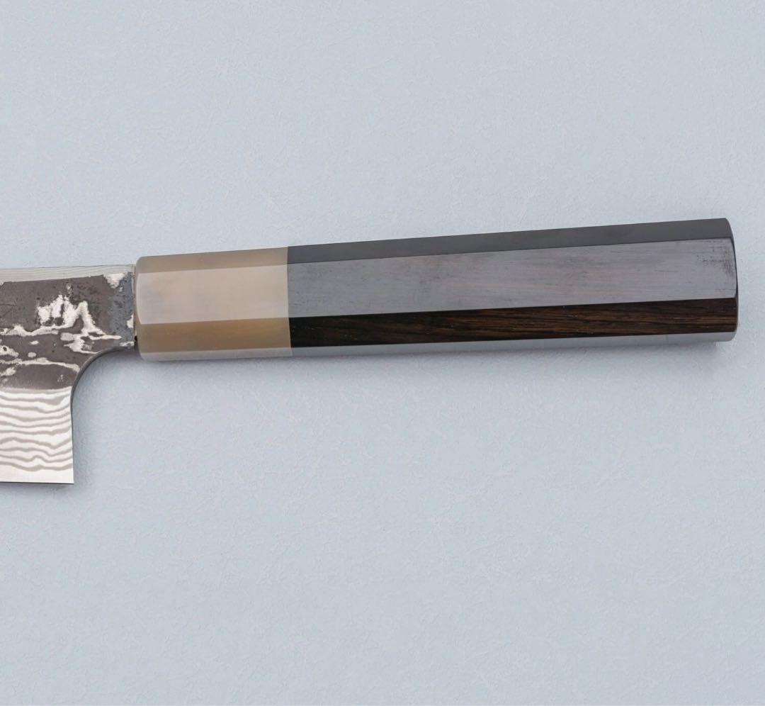 初心　喜び　ダマスカスSLD SP 切付け牛刀　210mm