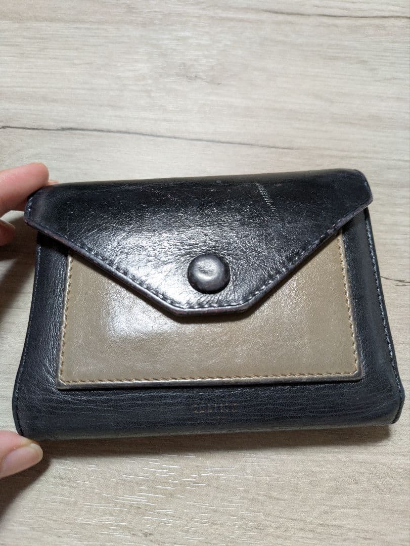 CELINE セリーヌ 二つ折り財布 バイカラー