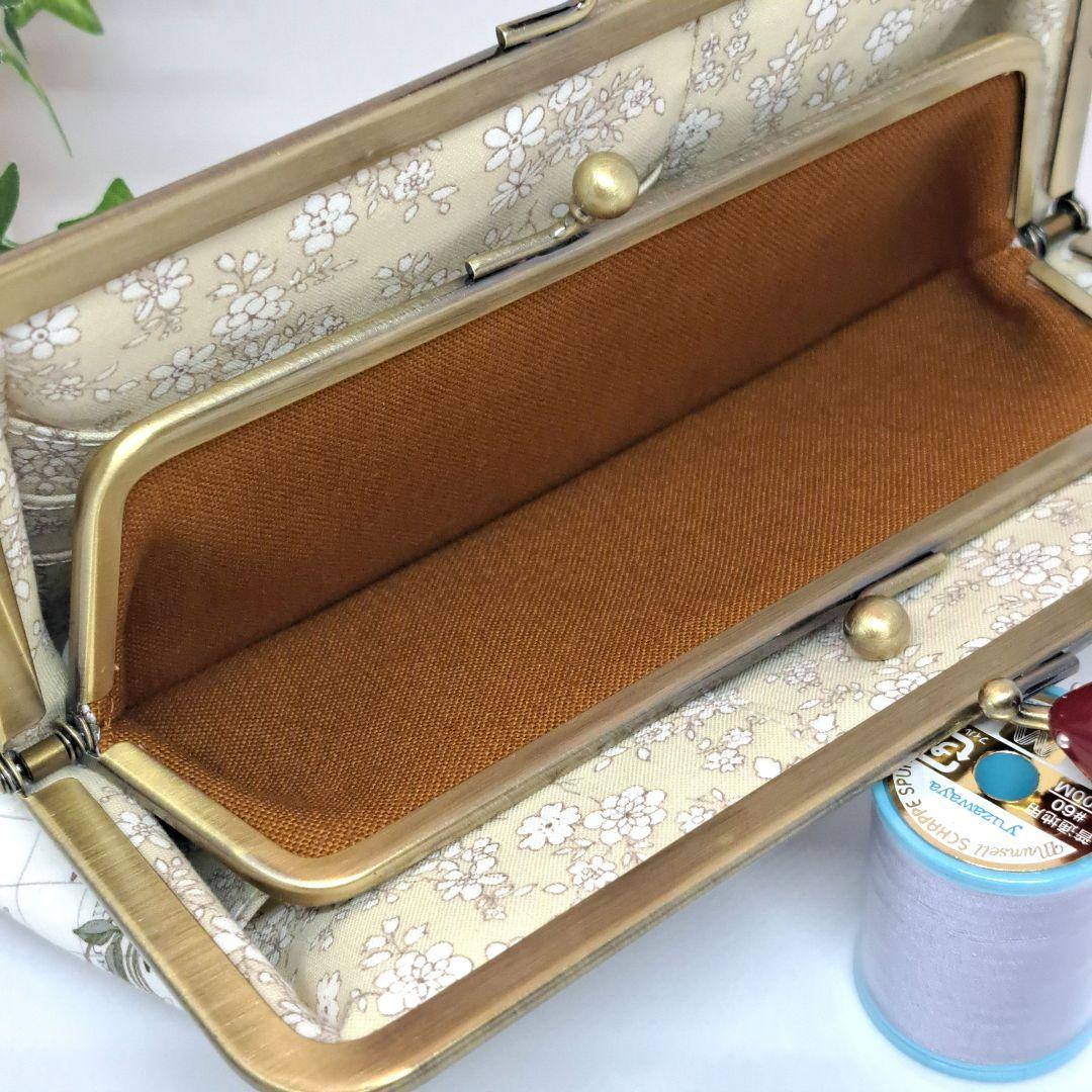 お天気最高☀️　親子がま口長財布2点