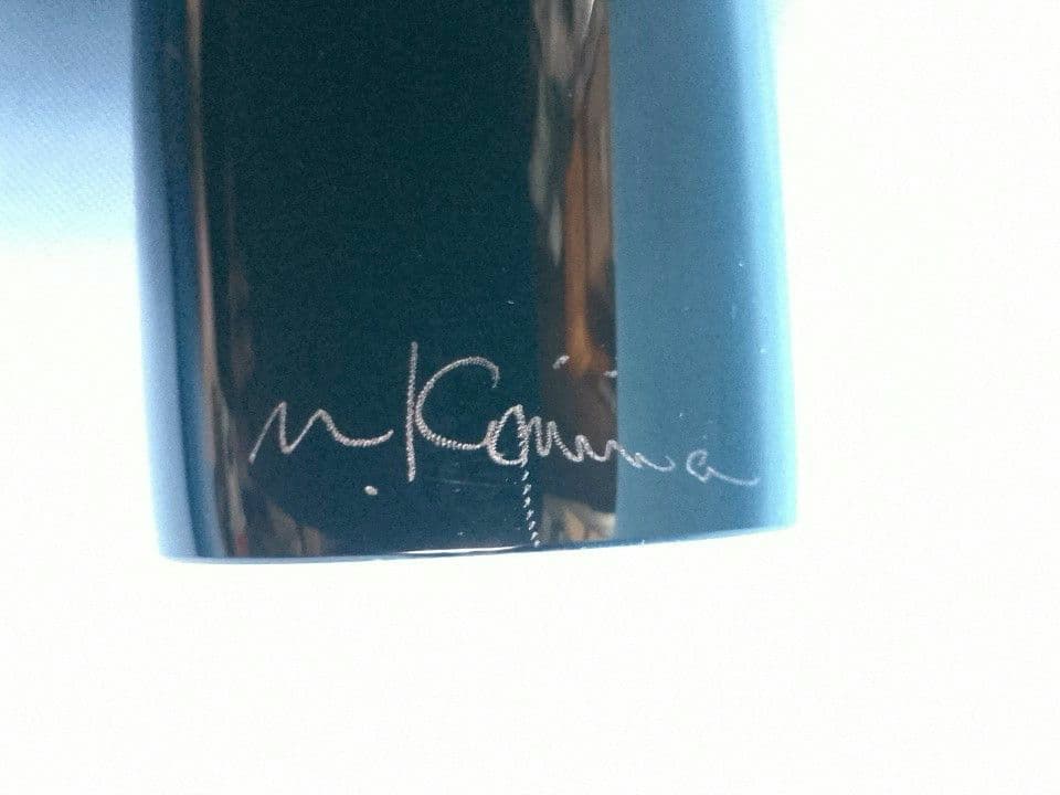 小島誠　ガラス　置物　アンティーク　サインあり