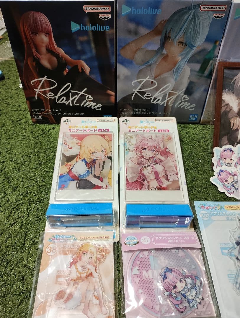 ホロライブ Relax Time フィギュアとグッズセット