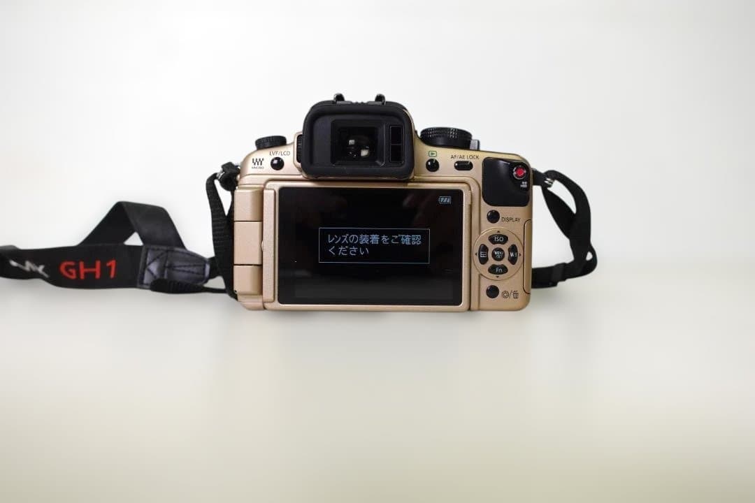 LUMIX DMC-GH1 ゴールドボディ（純正バッテリー2個付・充電器付）