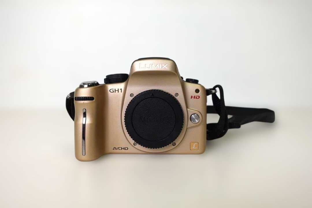 LUMIX DMC-GH1 ゴールドボディ（純正バッテリー2個付・充電器付）
