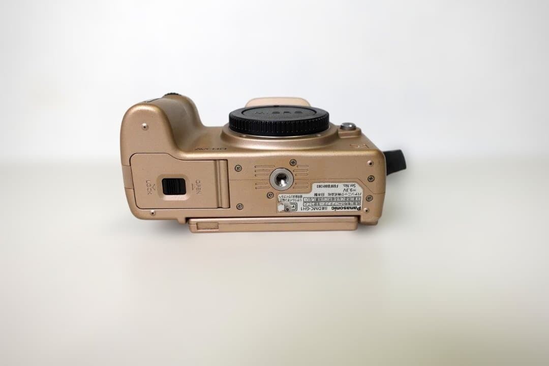 LUMIX DMC-GH1 ゴールドボディ（純正バッテリー2個付・充電器付）