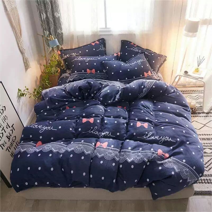 AB両面 マイクロファイバー掛け 秋冬毛布 ブランケット1.5m  1.8m