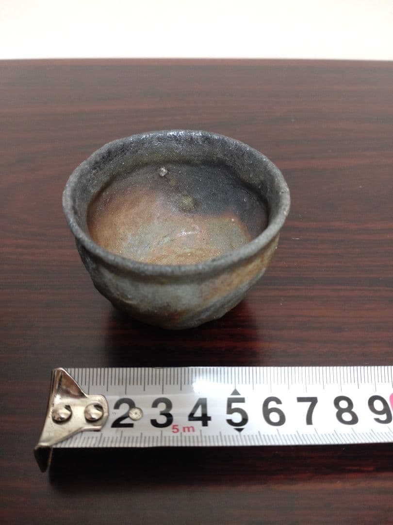 備前焼 森風来 備前手造りぐい呑 共箱 陶歴 酒器