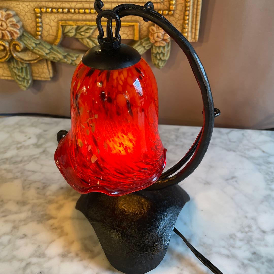 沖縄・琉球ガラスランプ