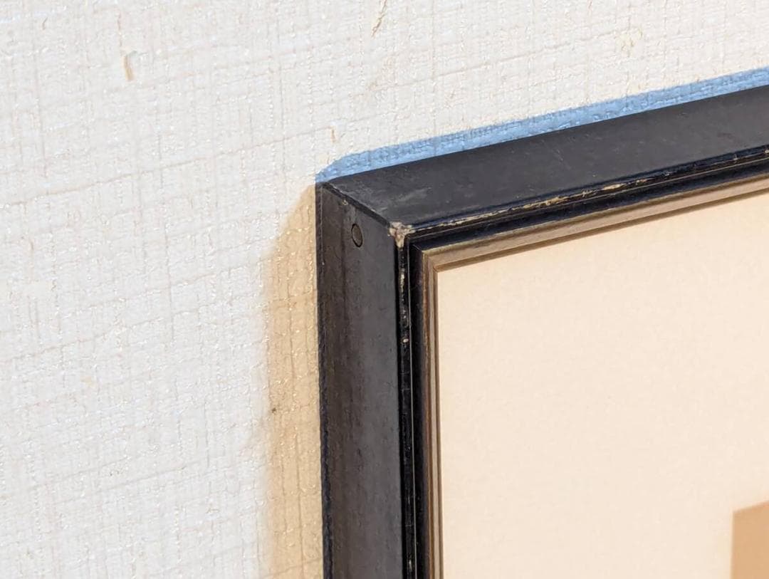 【真作】絵画　水彩（色紙）　漁船の見える浜辺　淡彩スケッチ風風景画　Z154