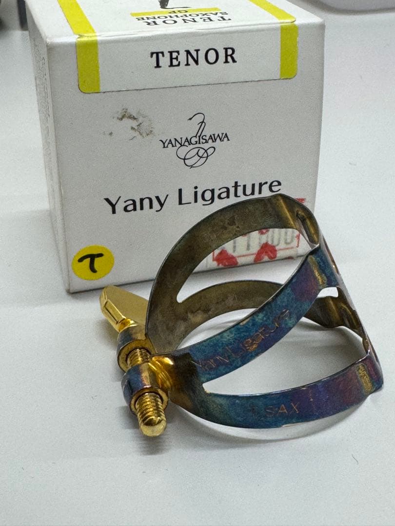 ヤナギサワ　テナーサックス用リガチャーYany Ligature 金メッキ