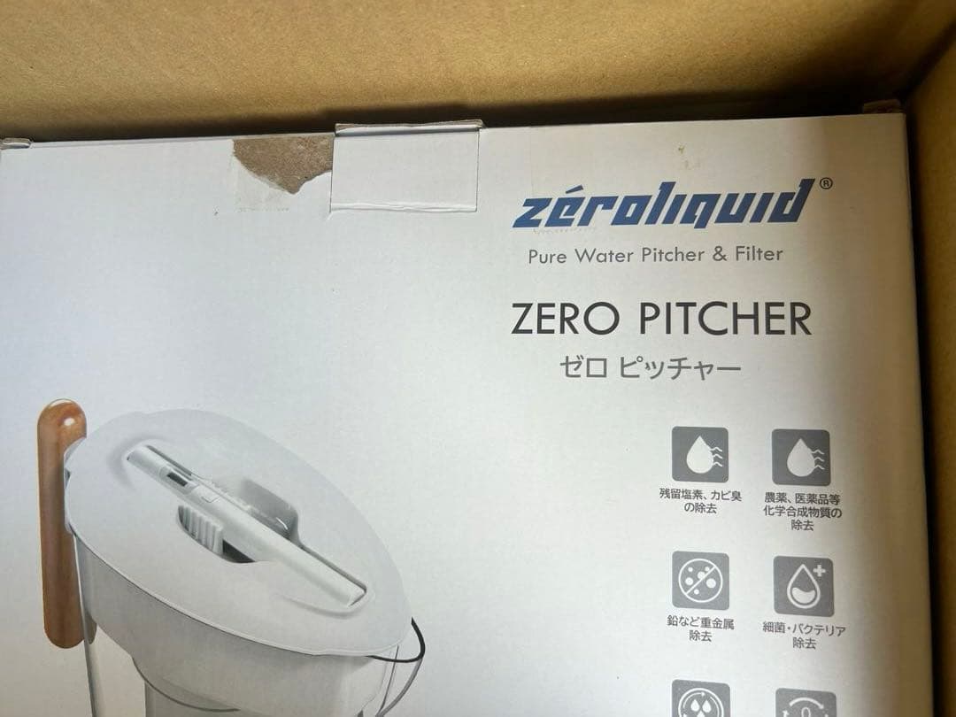 未使用　6層浄水フィルター搭載 ZEROピッチャー 16280円相当　訳あり