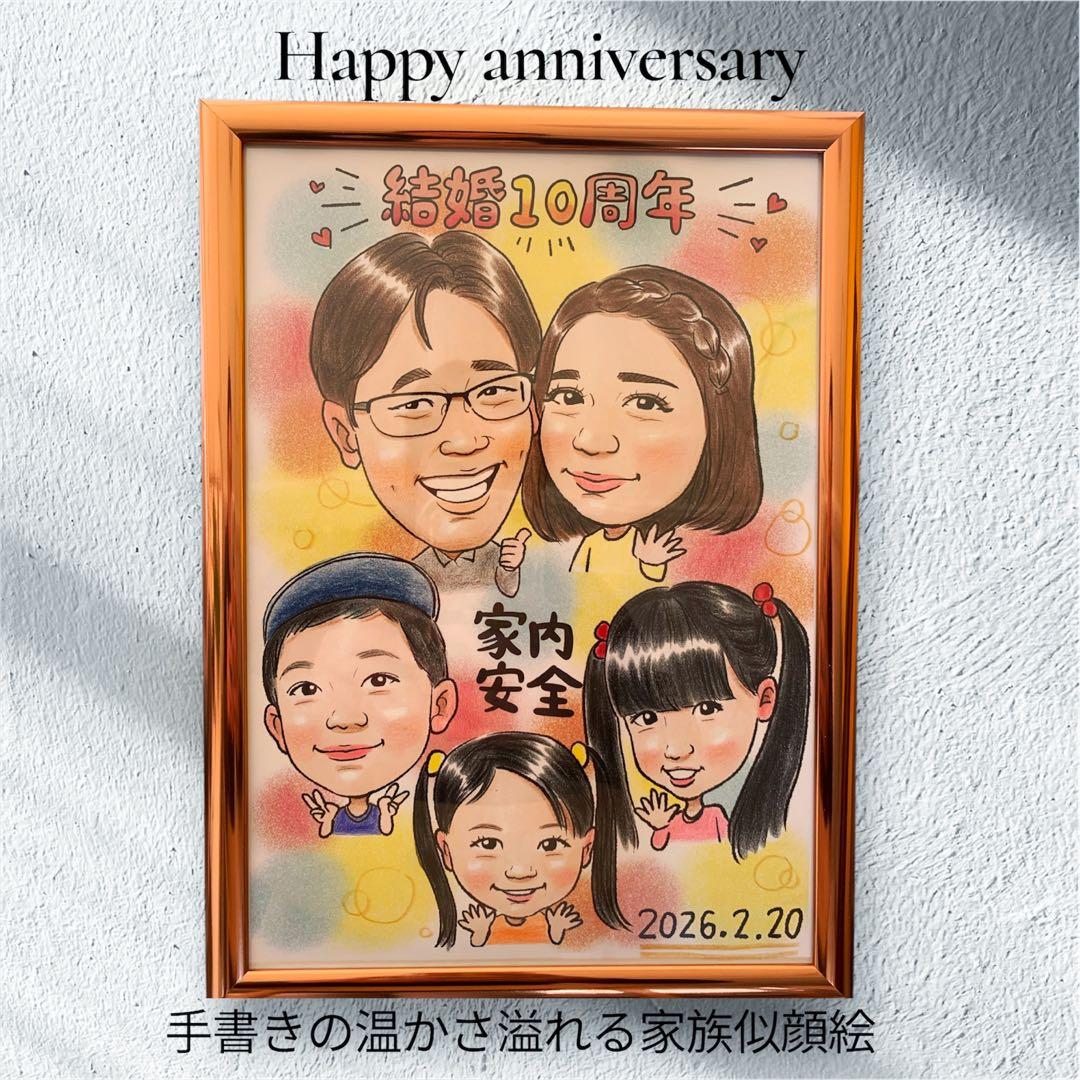 「額付き」古希祝い　名前ポエム　二名様