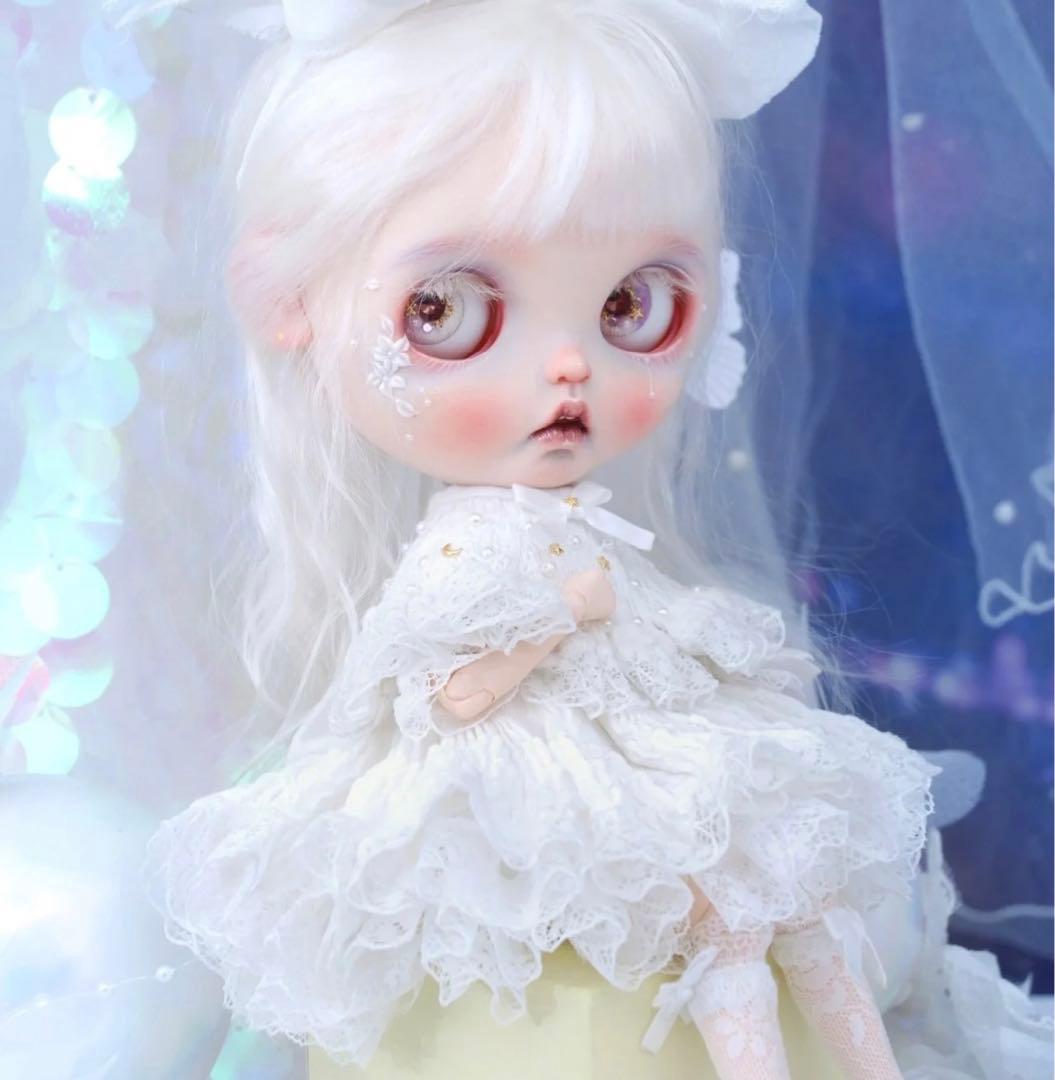 作家様カスタムブライス 特別 スペシャル アルビノ 幼い 人形 夢の雫