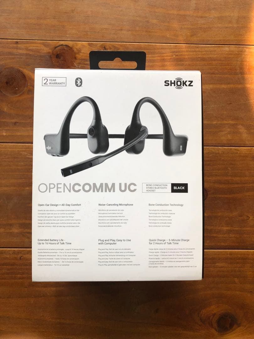 NKさま　SHOKZ OPENCOMM ワイヤレスヘッドセット