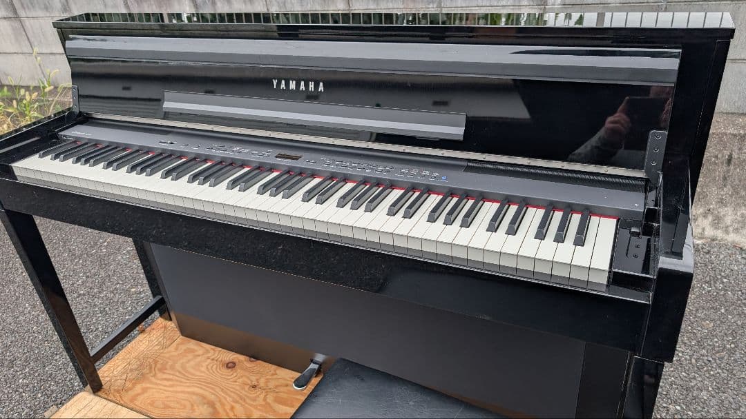 送料込み CLP-S408PE YAMAHA 電子ピアノ 2012年ピアノBLA