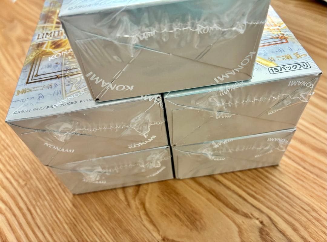 遊戯王リミットオーバーコレクション　ライバルズ5box 新品•未開封シュリンク付