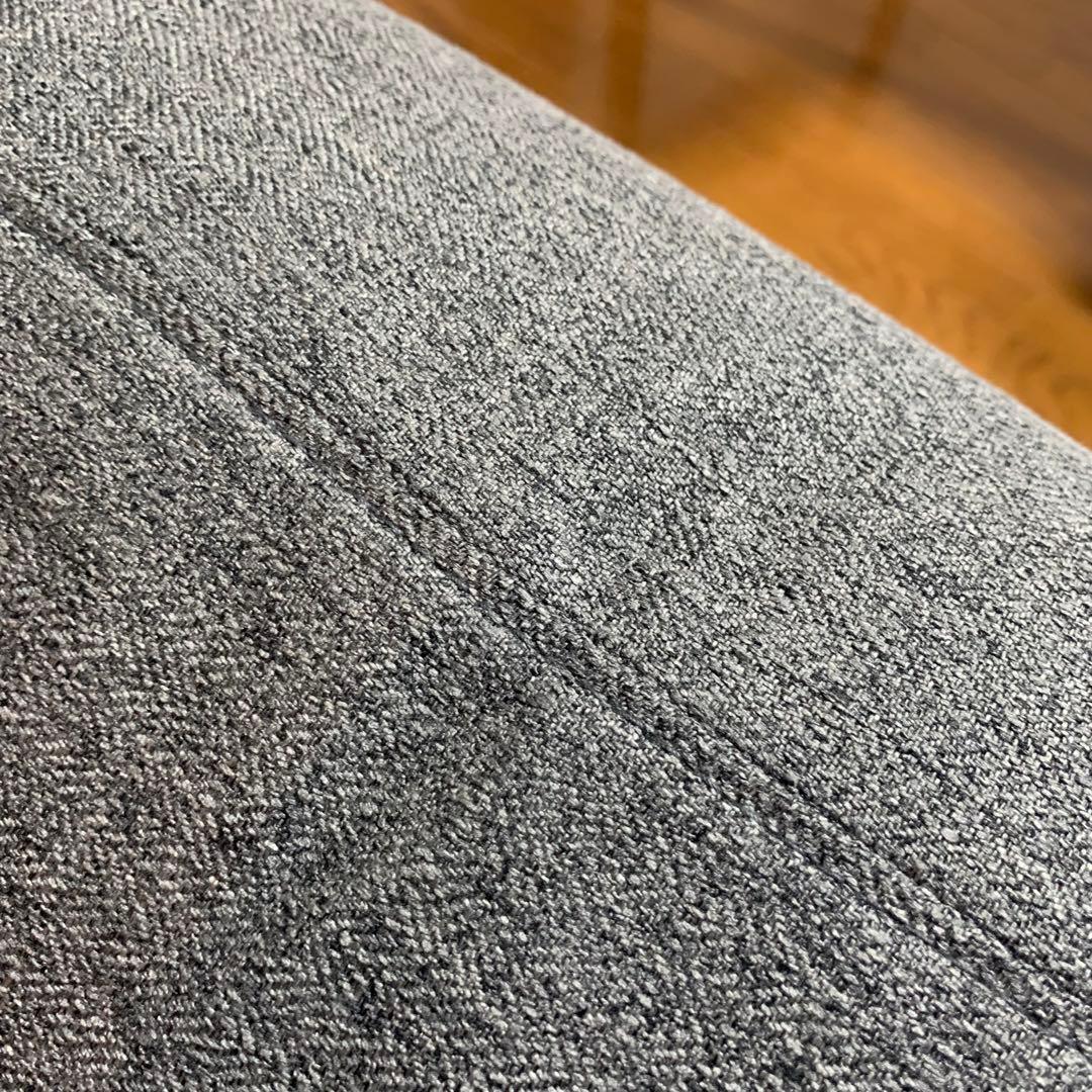 ニトリ　グレー L字型 ファブリックソファ 3人掛け　コーナーソファ