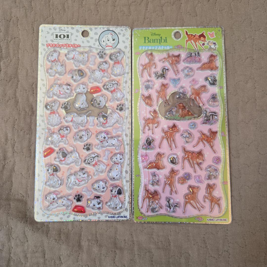 ディズニープチドロステッカー　10種