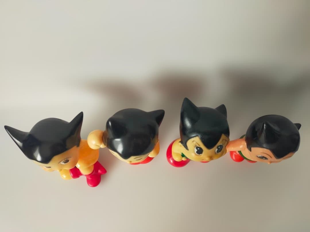 鉄腕アトム　ソフビ貯金箱　4個
