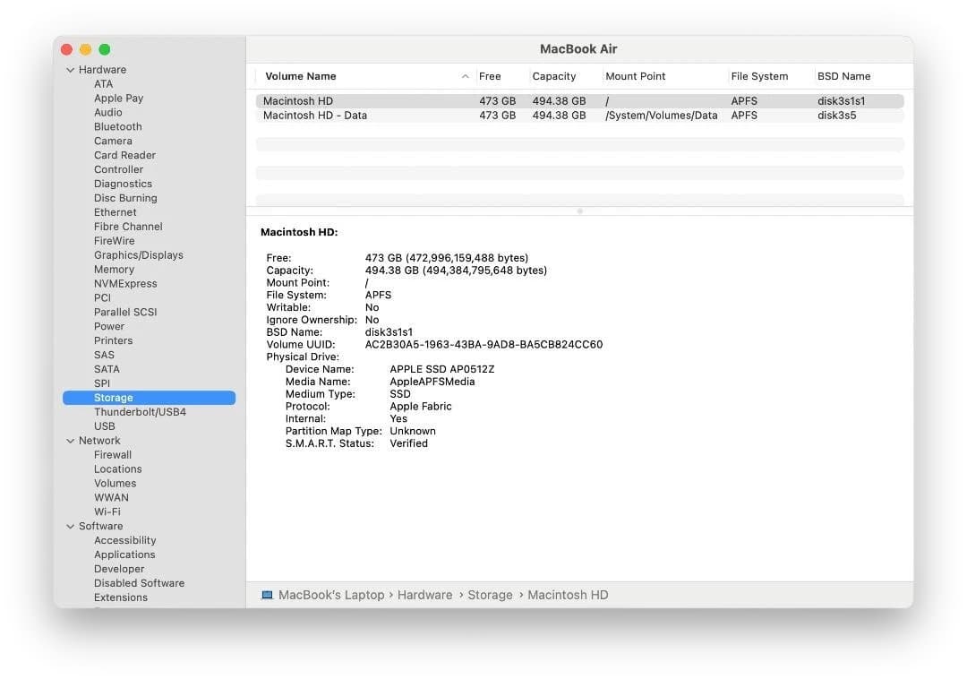 【美品】MacBook Air M3 13インチ 16GB/512GB US配列