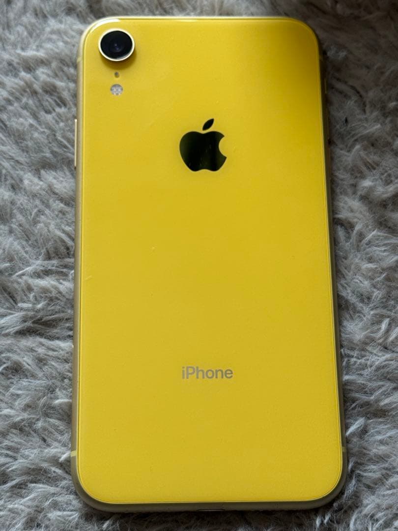 Apple iPhone XR 64GB イエロー 本体コーティング済み