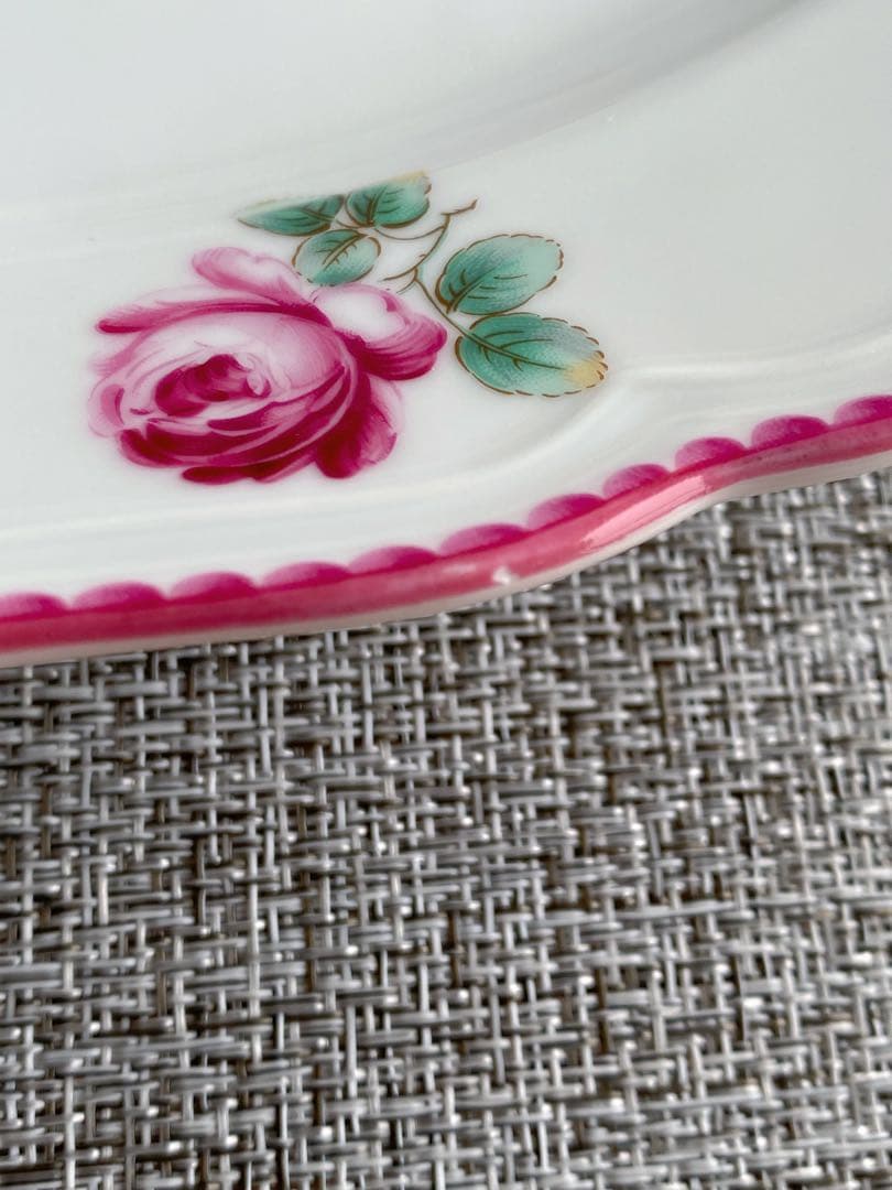 リチャードジノリ　アンティックローズ オーバル　プレート　大皿　34cm