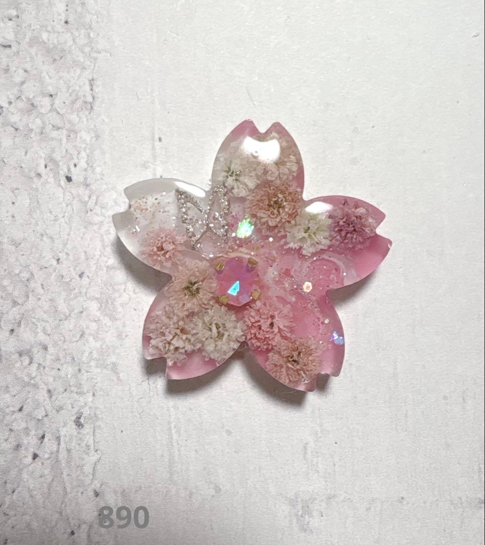 リリィさま　レジン　ハンドメイド　ヘアゴム
