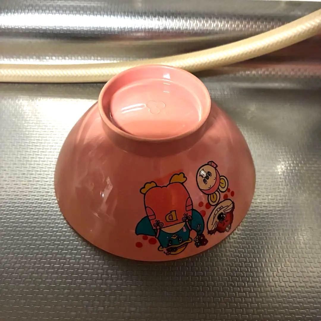 平成初期　レア　NHKキャラクター にこにこぷん食器 茶碗　ピンク