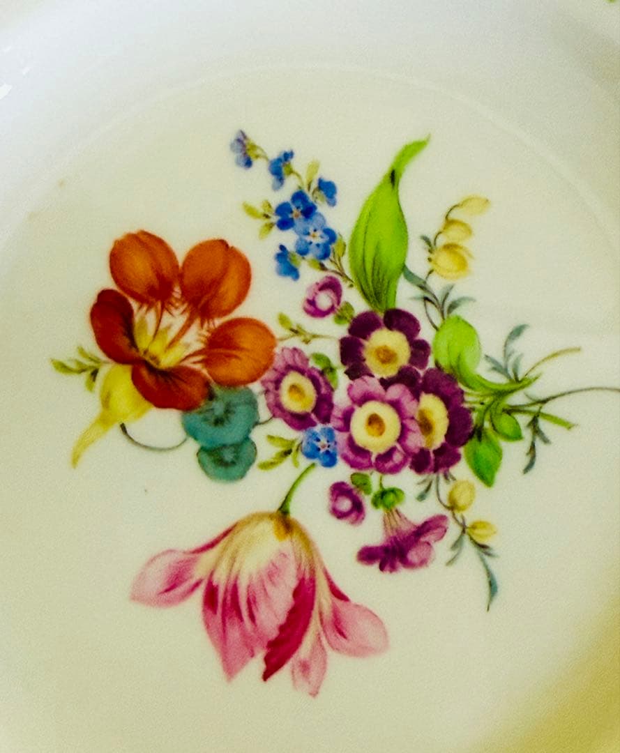 ★新品未使用★正規品★マイセン プレートチューリップフラワーブーケ