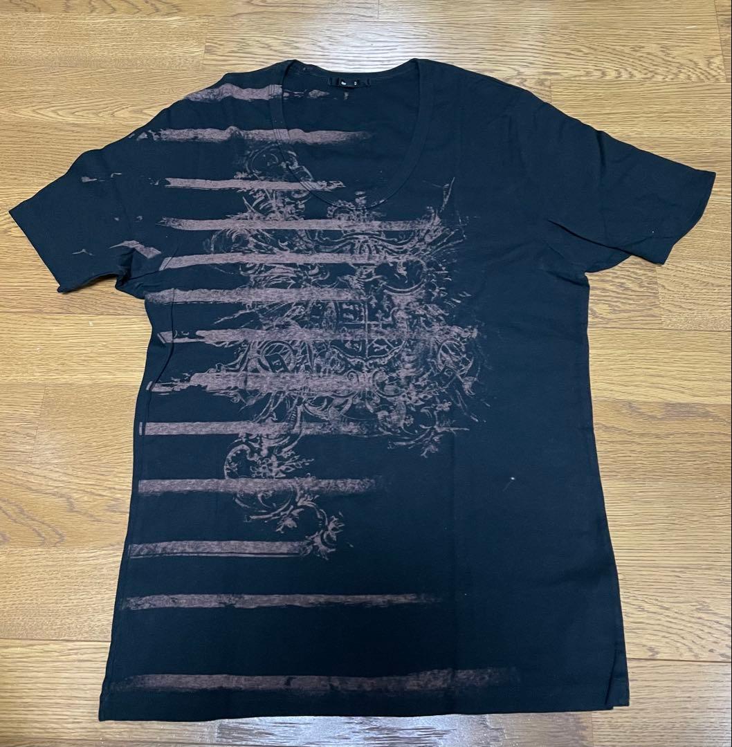 B'z 稲葉着用　SHELLAC Emblem Border Tシャツ