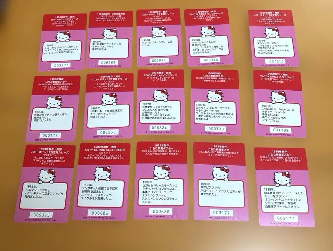 美品　ハローキティ　コレクターズカード15枚　アルバム付き　第3段　サンリオ