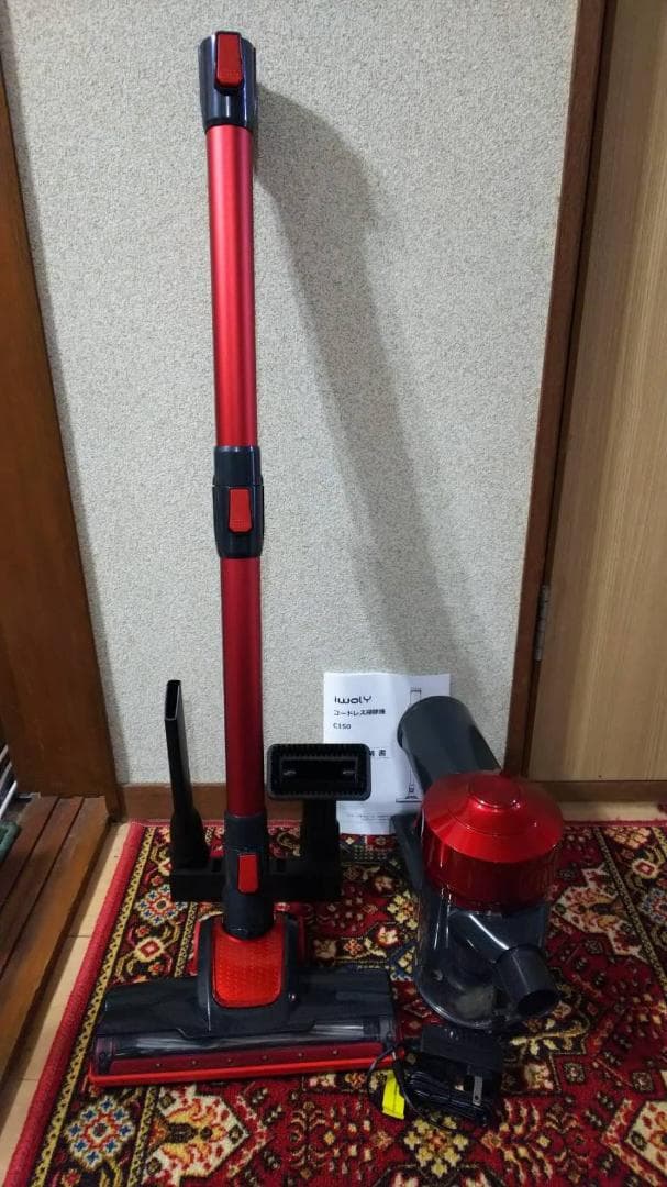 サイクロン搭載のコードレススティック掃除機