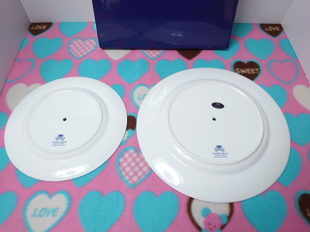 新品未使用 Aynsley エインズレイ イングリッシュバイオレット プレート