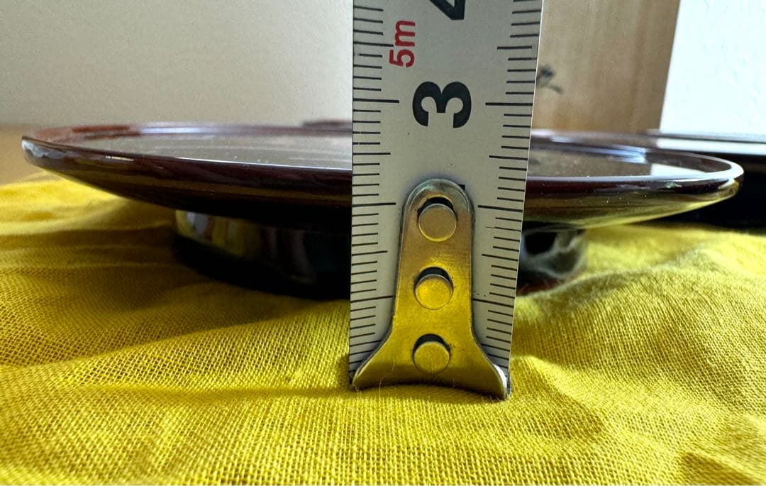 380越前漆器　窪田嘉晴作　花ごよみ　銘々皿　五客組　高台　未使用品　共箱