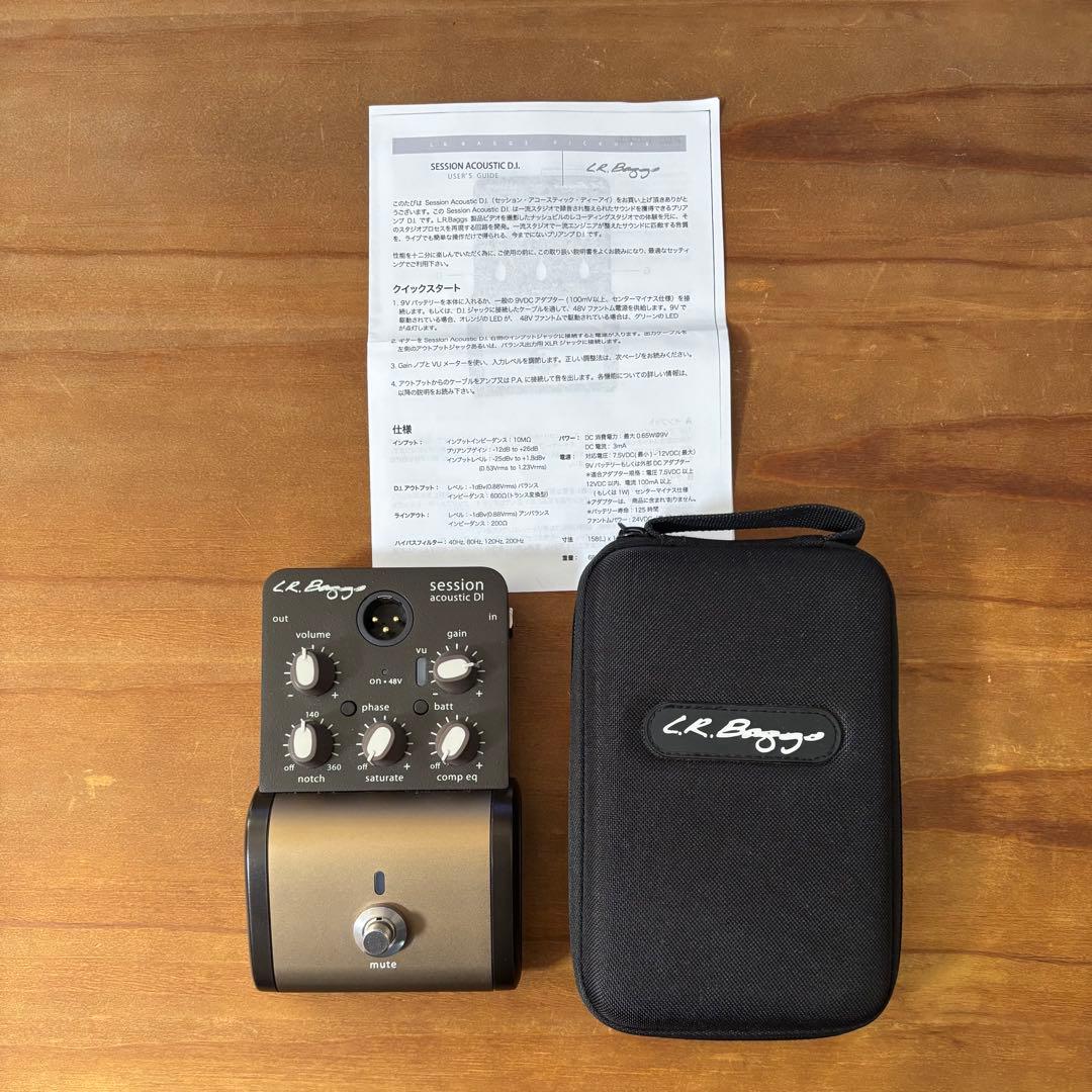 LR Baggs session acoustic DI　アコギ用プリアンプ