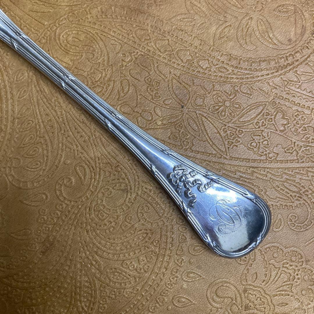 【ピュイフォルカ】純銀/100g スプーン フォーク 約18.5cm【エルメス】